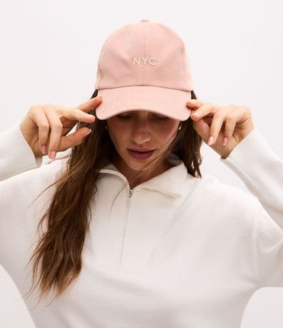 Gorra Aba Curve en Sarga con Bordado NYC 6