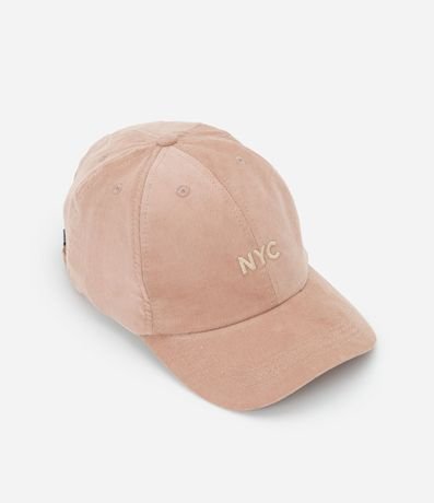 Gorra Aba Curve en Sarga con Bordado NYC 2