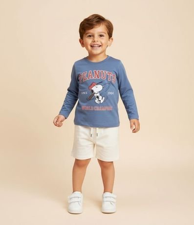 Remera Infantil con Estampa de Snoopy Baseball – Talle 2 a 6 años