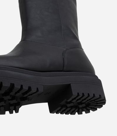 Bota Ca�a Larga en PU con Suela Track 4