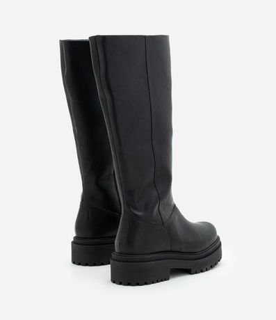 Bota Ca�a Larga en PU con Suela Track 5