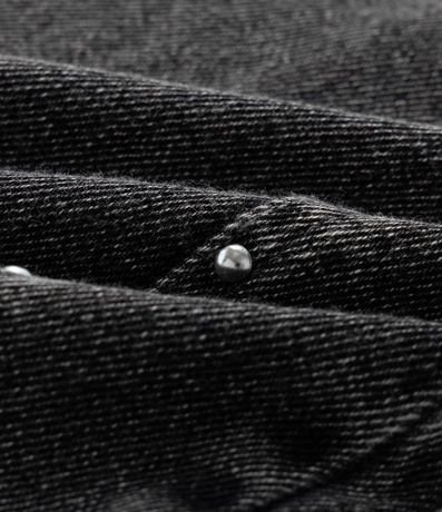 Pantalón de Jean Negro con Tachuelas Laterales - Talle 5 aos 16 años 4