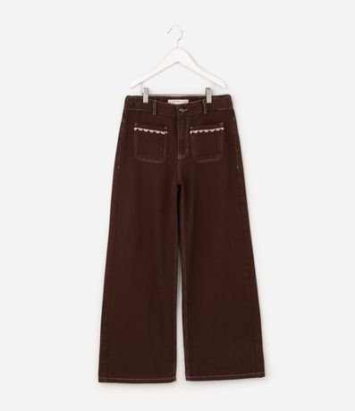 Pantalón Infantil Recto en Sarga con Bolsillos – Talle 5 a 16 años 2