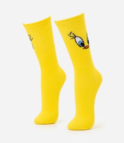 Media Cano Mediano en Algodón Piu Piu 1