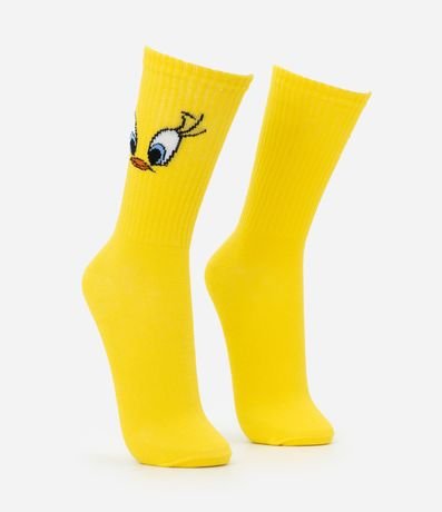 Media Cano Mediano en Algodón Piu Piu 2