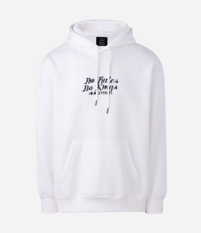 Algodón con Lettering No Mercy con Capucha 5