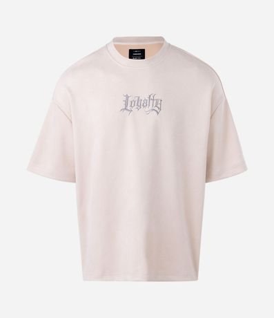 Remera Masculina Oversized Gamuza Cruz en la Espalda 5