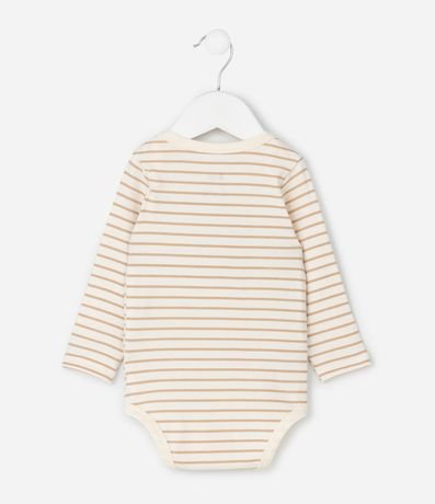 Body Infantil de Rayas con Estampa de Girafa – Talle 0 a 18 Meses 3