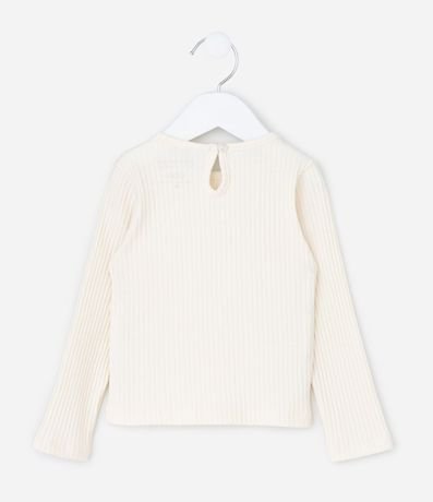 Blusa Infantil Acanalada con Volado en el Cuello – Talle 1 a 5/6 años 4