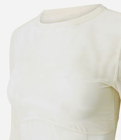 Remera Ajustada Deportiva en Microfibra con Bolsillo Funcional 8