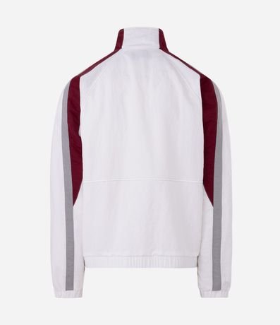 Campera Microfibra Over Take con Paneles Vino 2