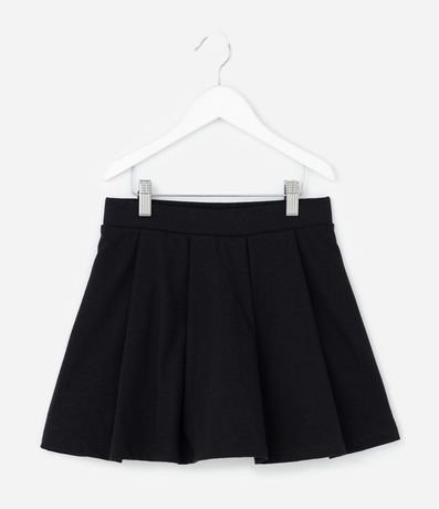 Pollera Infantil en Cotton con Pliegues y Short Interno – Talle 5 a 16 años 2