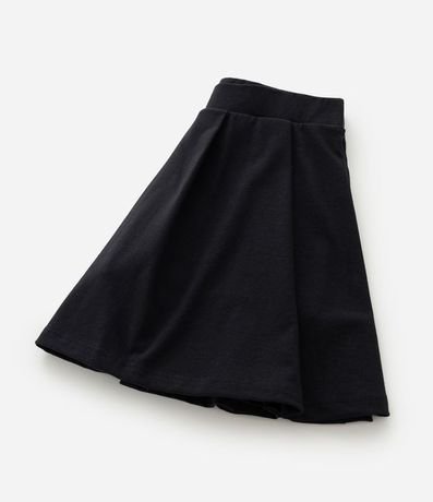 Pollera Infantil en Cotton con Pliegues y Short Interno – Talle 5 a 16 años 4