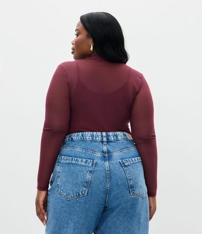 Blusa en Tule con Anágua y cuello Curve & Plus Size 4