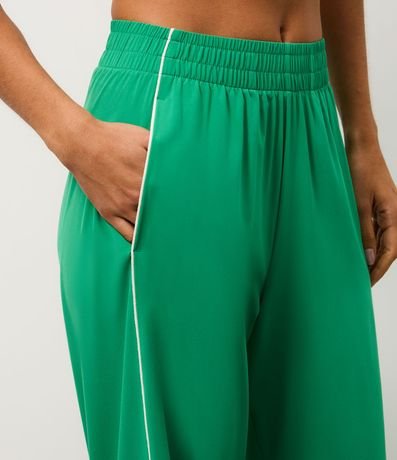 Pantalón Recto Deportivo con Friso Contrastante 3
