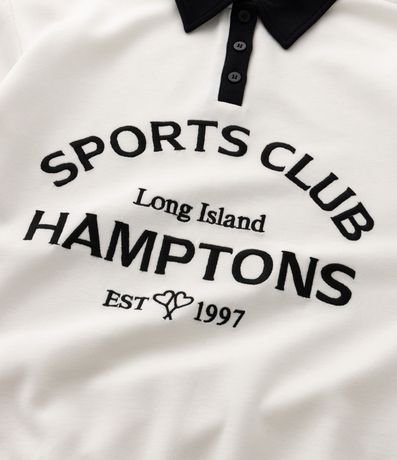Saco Relajado Infantil en Algodón con Lettering Hamptons – Talle 5 a 16 años 5