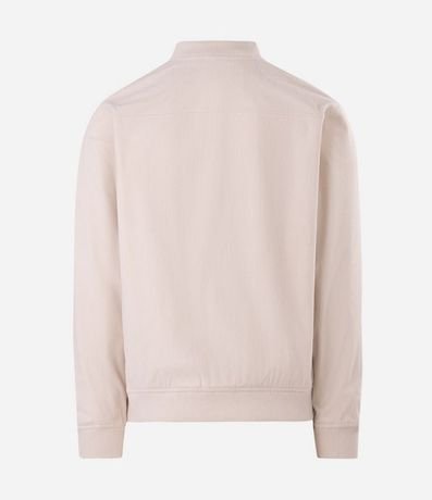 Campera Bomber en Terciopelo con Botones Forrados 2
