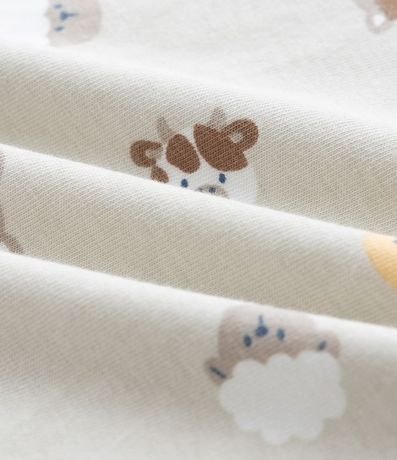 Body Infantil con Estampa de Animales de la Granja – Talle 0 a 18 Meses 4