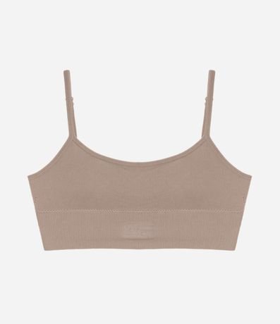 Soutien Top con Copa Desmontable Texturizado Seamless