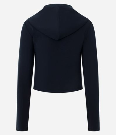 Campera en Modal con Capucha y Cierre en Cremallera 2