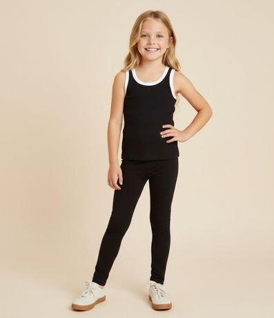 Pantalón Infantil Legging en Algodón con Felpa – Talle 5 a 14 años