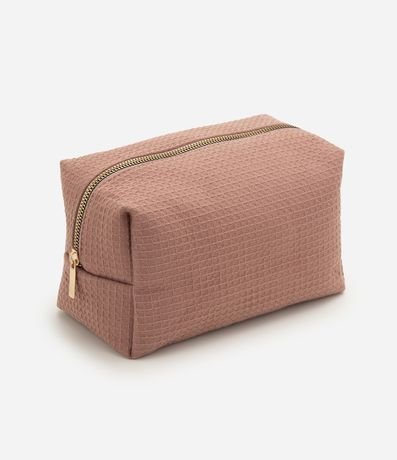 Neceser Rectangular Mediana con Textura