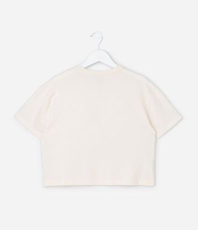 Remera Infantil Boxy con Aplicación de Perlas – Talle 5 a 14 años 2