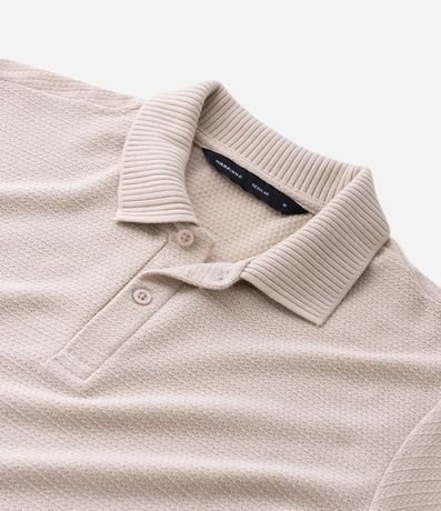Camisa Polo Regular en Algodón Texturizada 9