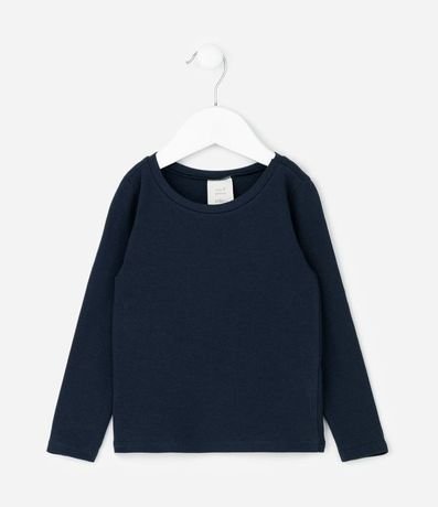 Blusa Infantil Básica en Cotton - Talle 1 a 5 años 2