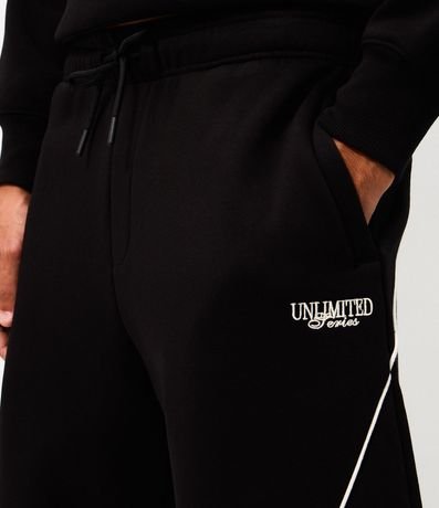 Pantalón Algodón con Piping Contrastante 5