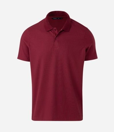 Camisa Slim con Cuello Polo y Textura Acanalada 5
