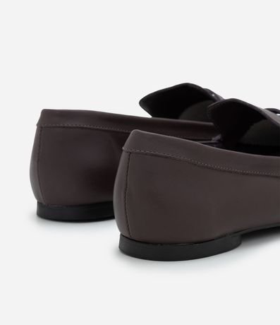 Mocasín Penny Loafer en Cuero con Recorte Delantero 5