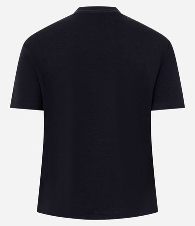 Blusa Básica con Manga Corta y Cuello Redondo 3