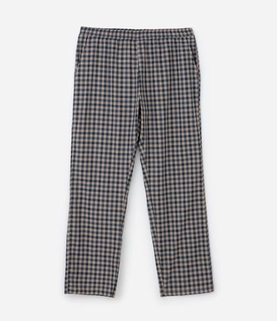 Pantalón de Pijama en Tricolina de Cuadros 4