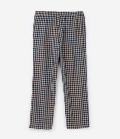 Pantalón de Pijama en Tricolina de Cuadros 5