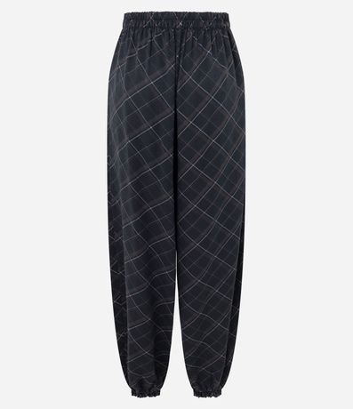 Pantalón Aladim de Cuadros en Viscosa 2