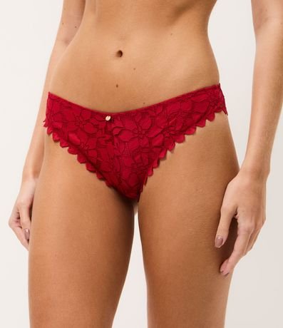 Bombacha Bikini en Encaje Floral 2