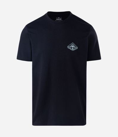 Remera en Algodón con Estampado Inspired y Discover 5