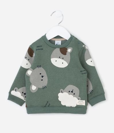 Saco Infantil con Estampa de Animales – Talle 0 a 18 Meses 2
