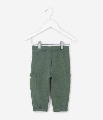 Pantalón Infantil de Algodón con Felpa - Talle 0 a 18 Meses 2