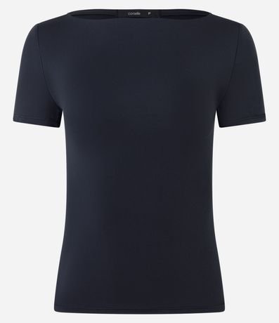 Blusa Regular en Poliamida con Escote Bote 2