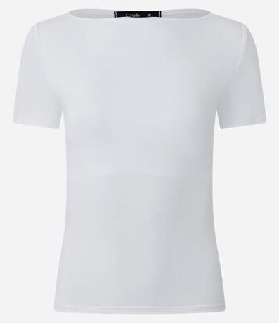 Blusa Regular en Poliamida con Escote Bote 6