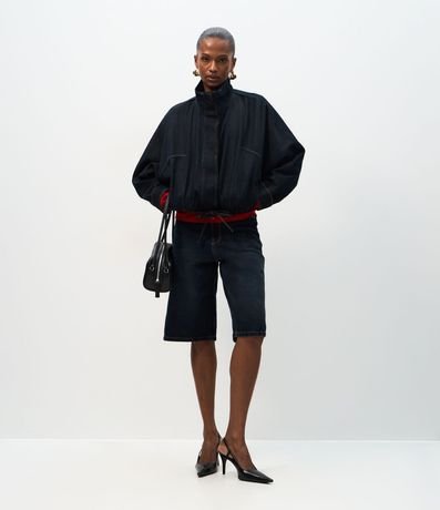 Bermuda Jorts Cintura Alta en Jeans con Bolsillos 2