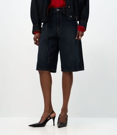 Bermuda Jorts Cintura Alta en Jeans con Bolsillos 3
