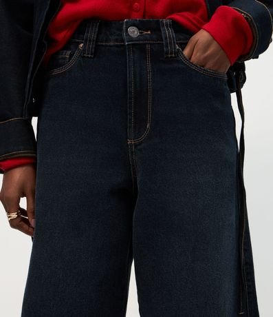 Bermuda Jorts Cintura Alta en Jeans con Bolsillos 4