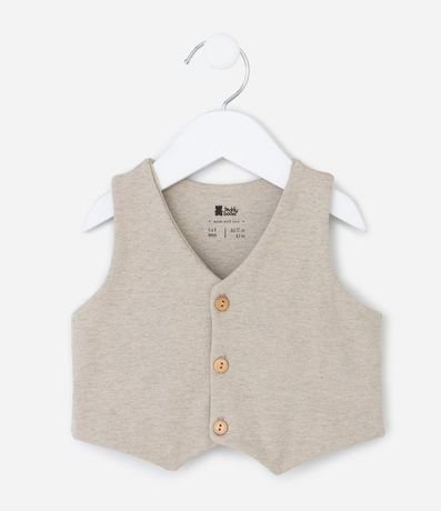 Conjunto Infantil con Body Polo y Chaleco - Talle 0 a 18 Meses 7