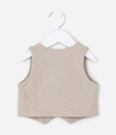 Conjunto Infantil con Body Polo y Chaleco - Talle 0 a 18 Meses 8