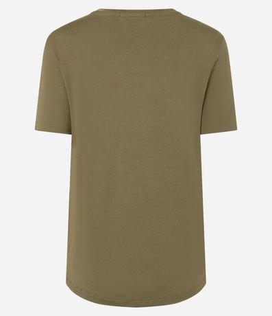 Blusa Básica en Viscosa con Escote V 3