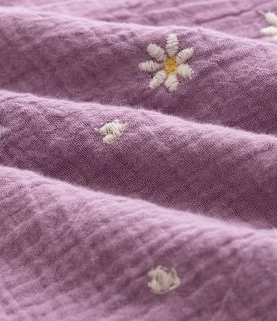 Vestido Infantil Texturizado con Volados Florales – Talle 1 a 6 años 4