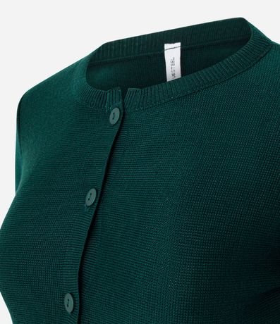 Saco Peplum en Tricot con Botones 6